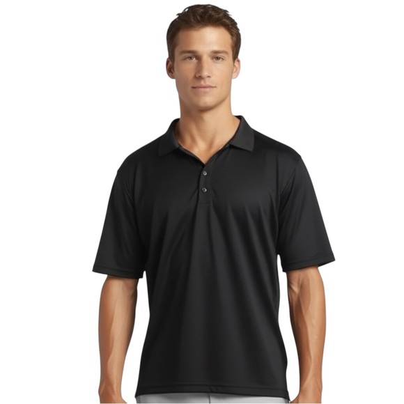 NIKE DRI FIT SHORT SLEEVE GOLF POLO BLACK MEN’S XL - Picture 1 of 10